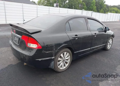 2010 Honda Civic Ex-L from USA, damaged, VIN 19XFA1F99AE000249